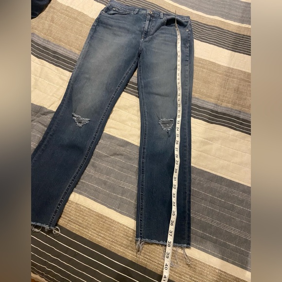 RAG & BONE high rise ankle skinny distressed jeans - Picture 5 of 10